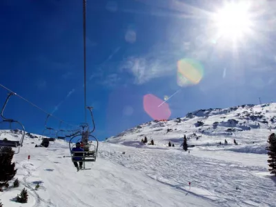Skifahren am Glungezer